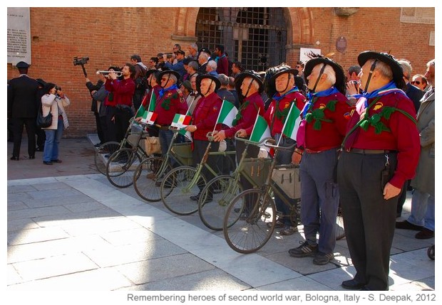 Rembering soldiers of second world war, Bologna, Italy - S. Deepak, 2012