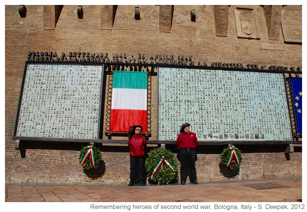 Rembering soldiers of second world war, Bologna, Italy - S. Deepak, 2012