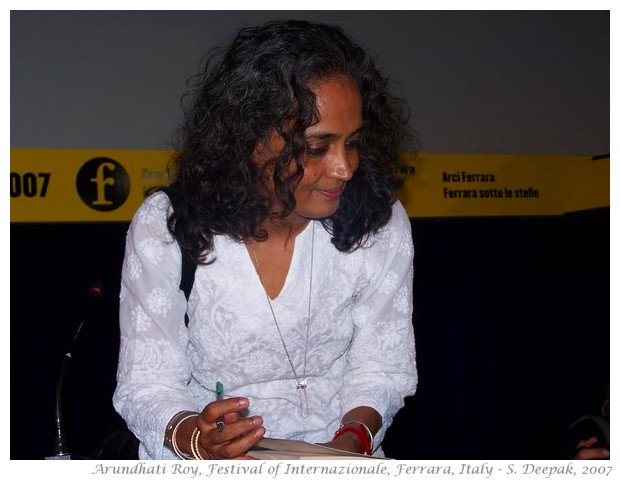 Arundhati Roy, Festival of Internazionale, Ferrara, Italy - S. Deepak, 2007