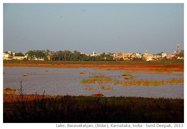 Basavanna lake, Basavkalyan, Karnataka - images by Sunil Deepak, 2013