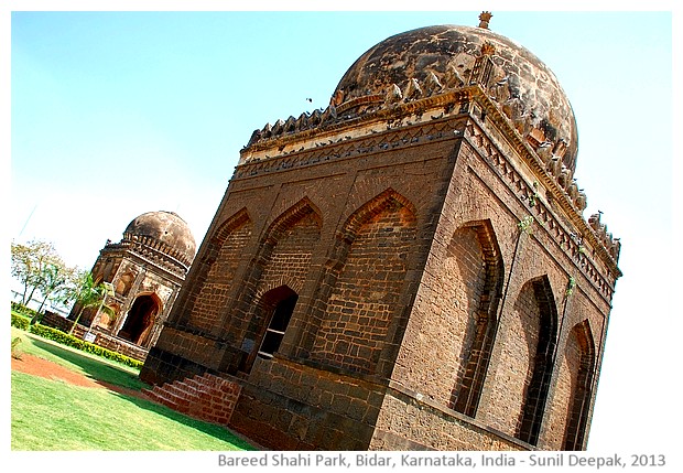 Barid Shahi park and tombs, Bidar, Karnataka, India - images by Sunil Deepak