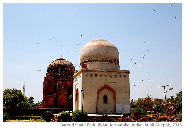 Barid Shahi park and tombs, Bidar, Karnataka, India - images by Sunil Deepak