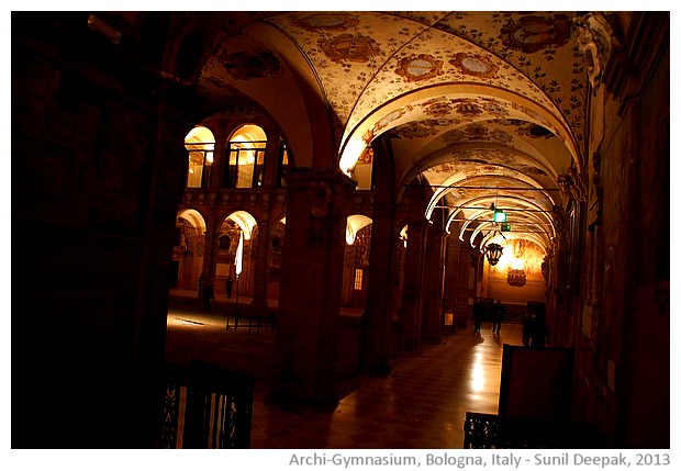 Archi-gymnasium, Bologna, Italy - images by Sunil Deepak, 2013