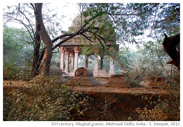 Mughal graves, Mehrauli, Delhi, India - S. Deepak, 2012