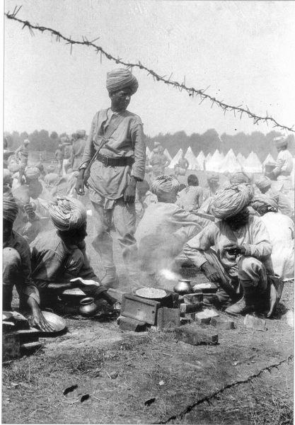 British rest camp Faenza - Indian soldiers