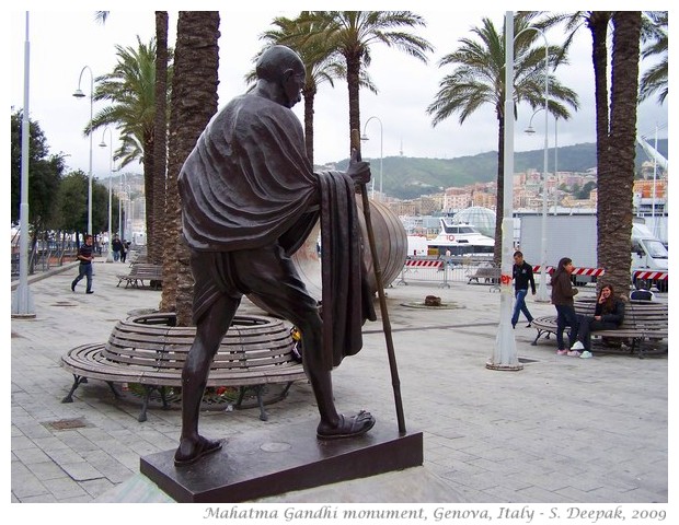 Mahatma Gandhi memorial, Italy - S. Deepak, 2009