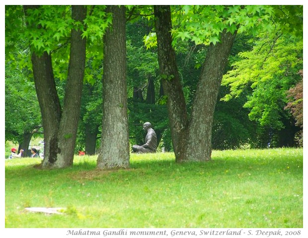 Mahatma Gandhi memorial, Switzerland - S. Deepak, 2008