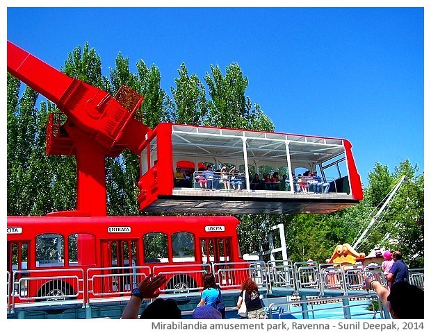 Mirabilandia theme park, Savio, Italy - images by Sunil Deepak, 2014