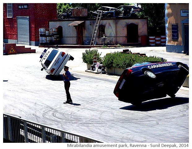 Mirabilandia theme park, Savio, Italy - images by Sunil Deepak, 2014