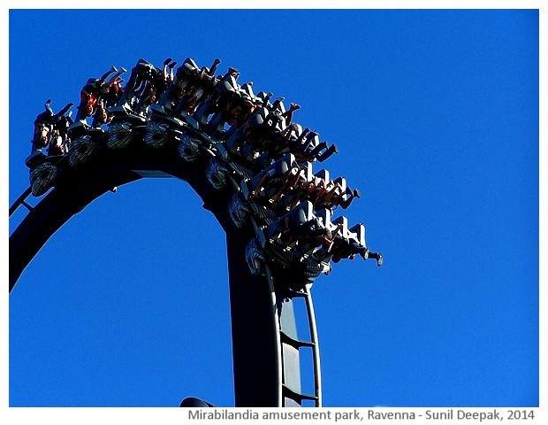 Mirabilandia theme park, Savio, Italy - images by Sunil Deepak, 2014