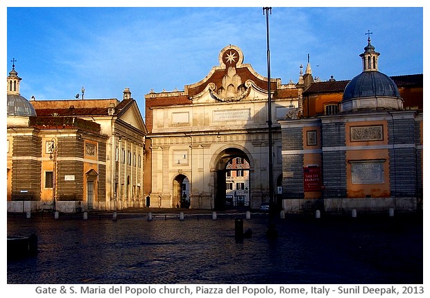 Piazza del Popolo, Rome, Italy - images by Sunil Deepak, 2005-14