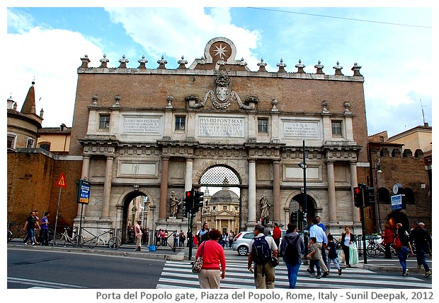 Piazza del Popolo, Rome, Italy - images by Sunil Deepak, 2005-14