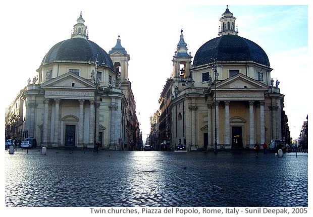 Piazza del Popolo, Rome, Italy - images by Sunil Deepak, 2005-14