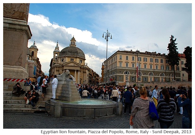 Piazza del Popolo, Rome, Italy - images by Sunil Deepak, 2005-14