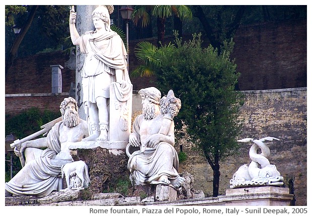 Piazza del Popolo, Rome, Italy - images by Sunil Deepak, 2005-14