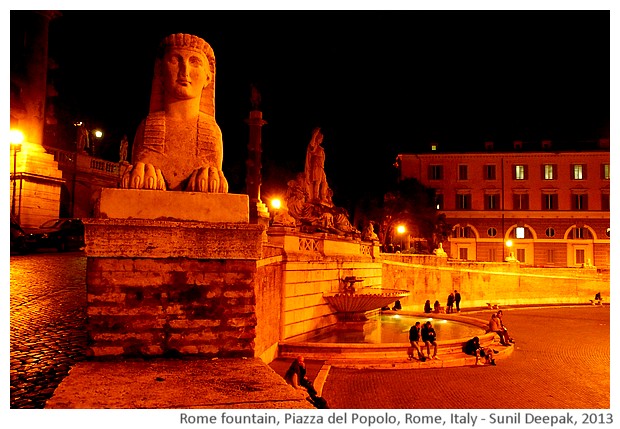 Piazza del Popolo, Rome, Italy - images by Sunil Deepak, 2005-14