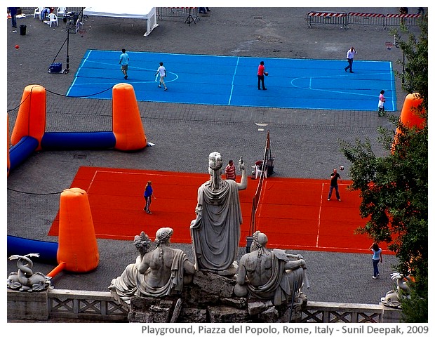 Piazza del Popolo, Rome, Italy - images by Sunil Deepak, 2005-14