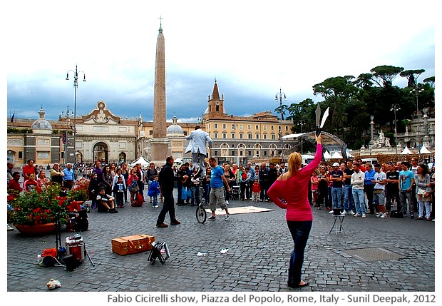 Piazza del Popolo, Rome, Italy - images by Sunil Deepak, 2005-14