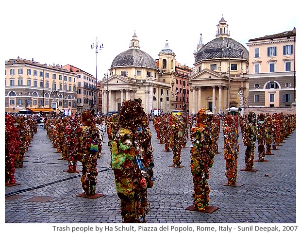 Piazza del Popolo, Rome, Italy - images by Sunil Deepak, 2005-14