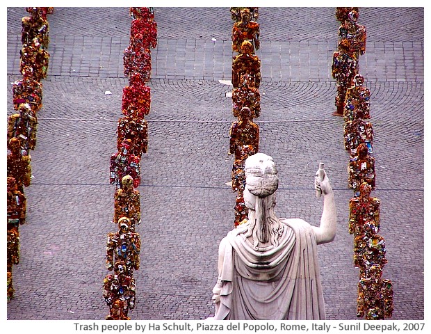 Piazza del Popolo, Rome, Italy - images by Sunil Deepak, 2005-14