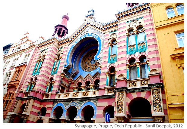 Synagogue, Prague, Cech Republic - images by Sunil Deepak, 2012