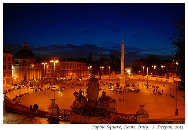 Walking tour in Rome - S. Deepak, 2013