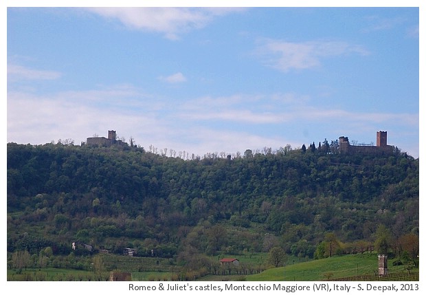 Romeo & Juliet castles in Montecchio Maggiore, Italy - S. Deepak, 2013