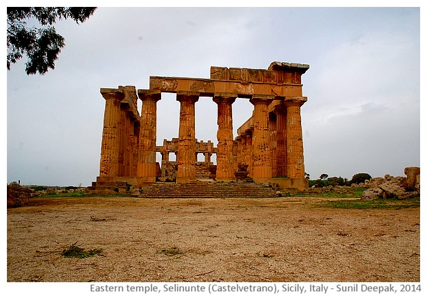 Temple of Hera, Selinunte, Castelvetrano, Sicily, Italy - images by Sunil Deepak, 2014