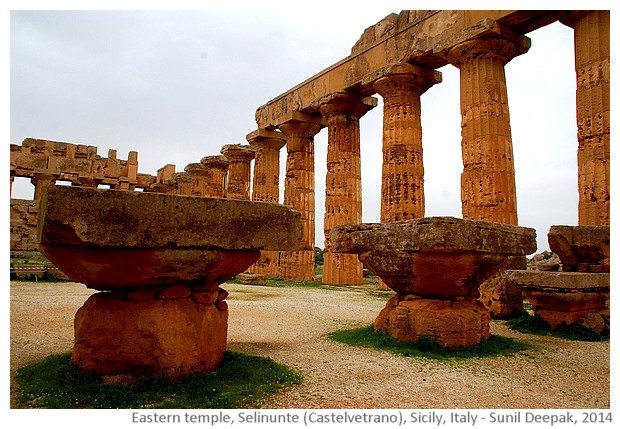 Ruins of Selinunte, Castelvetrano, Sicily, Italy - images by Sunil Deepak, 2014