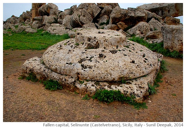 Ruins of Selinunte, Castelvetrano, Sicily, Italy - images by Sunil Deepak, 2014