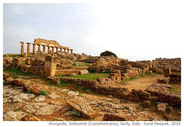 Acropolis, Selinunte, Castelvetrano, Sicily, Italy - images by Sunil Deepak, 2014