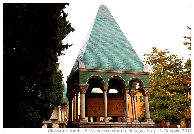 Glossatori tomb, St Francis church in Bologna, Italy - images by S. Deepak