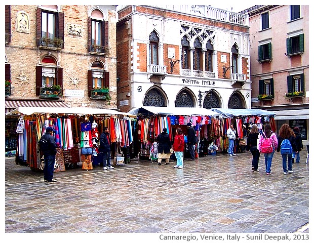 Venice walking tour, Italy - images by Sunil Deepak