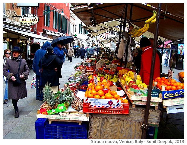 Venice walking tour, Italy - images by Sunil Deepak