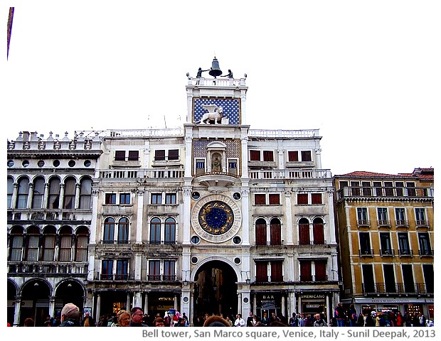 Venice walking tour, San Marco square, Italy - images by Sunil Deepak