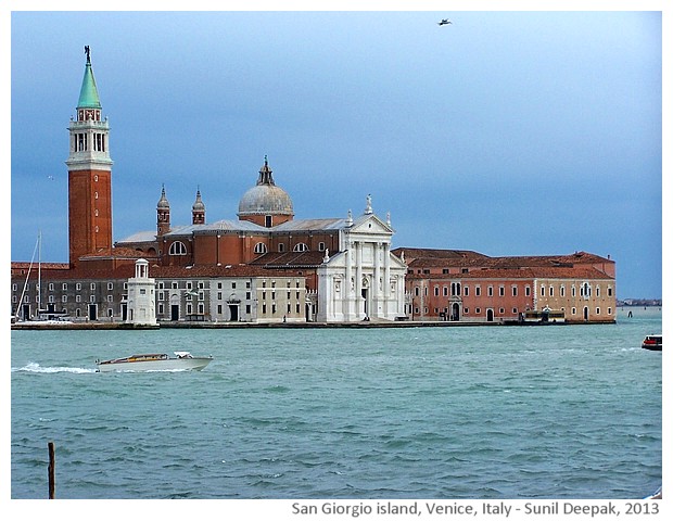 Venice walking tour, San Giorgio, Italy - images by Sunil Deepak