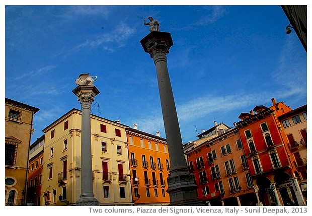 Vicenza, walking tour - images by Sunil Deepak, 2013