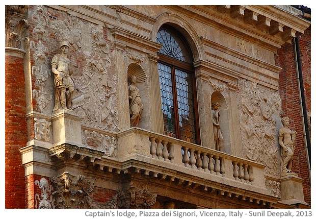 Vicenza, walking tour - images by Sunil Deepak, 2013