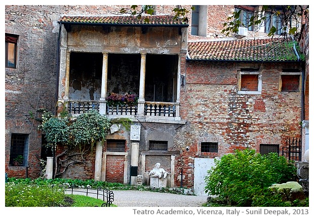 Vicenza, walking tour - images by Sunil Deepak, 2013