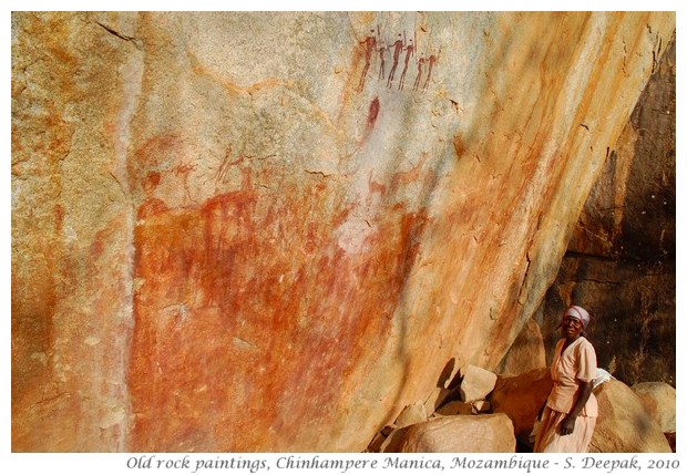 Mozambique rock paintings - S. Deepak, 2010