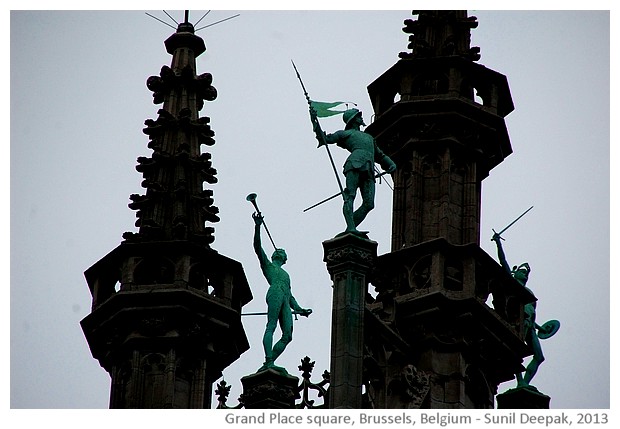 Grand place, Brussels, Belgium - images by Sunil Deepak, 2014