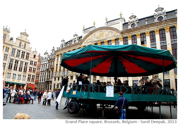 Grand place, Brussels, Belgium - images by Sunil Deepak, 2014