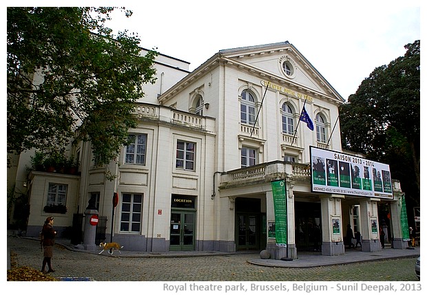 Royal theatre park, Brussels, Belgium - images by Sunil Deepak, 2013