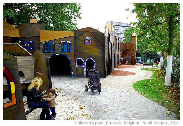 Children park, Brussels, Belgium - Sunil Deepak, 2013