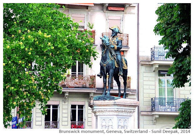 Karl II duke of Brunswick monument, Geneva, Switzerland - images by Sunil Deepak, 2014