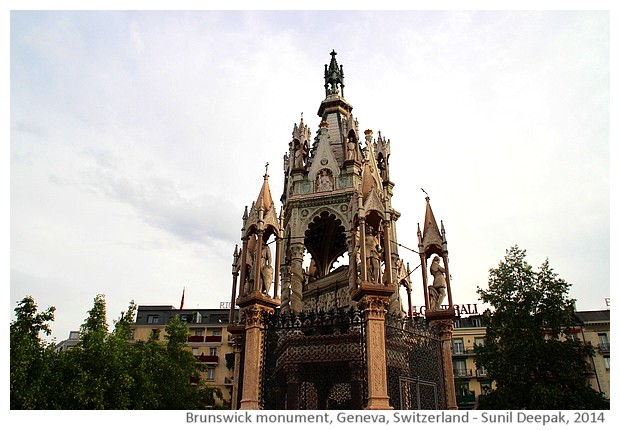 Karl II duke of Brunswick monument, Geneva, Switzerland - images by Sunil Deepak, 2014