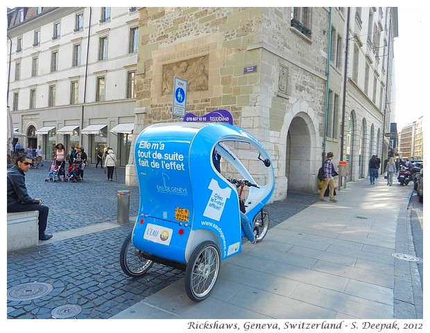 Rickshaws in Geneva, Switzerland - S. Deepak, 2012