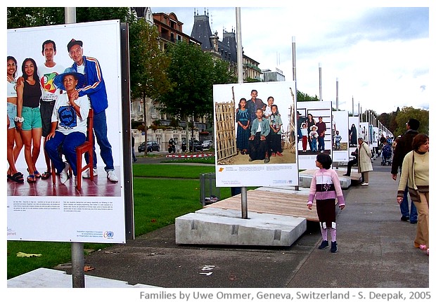 Families - photo-exhibition by Uwe Ommer, images by Sunil Deepak, 2005