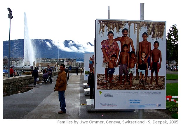 Families - photo-exhibition by Uwe Ommer, images by Sunil Deepak, 2005