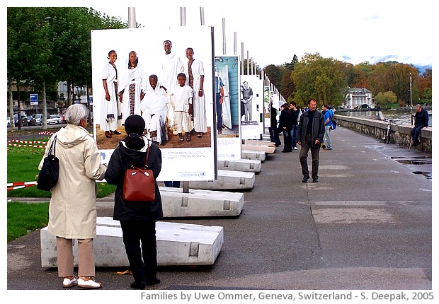 Families - photo-exhibition by Uwe Ommer, images by Sunil Deepak, 2005